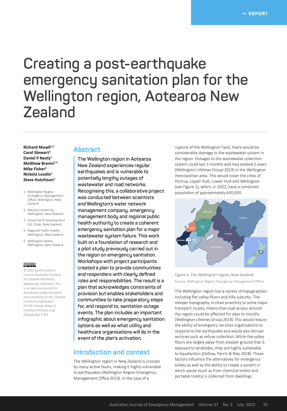Report cover